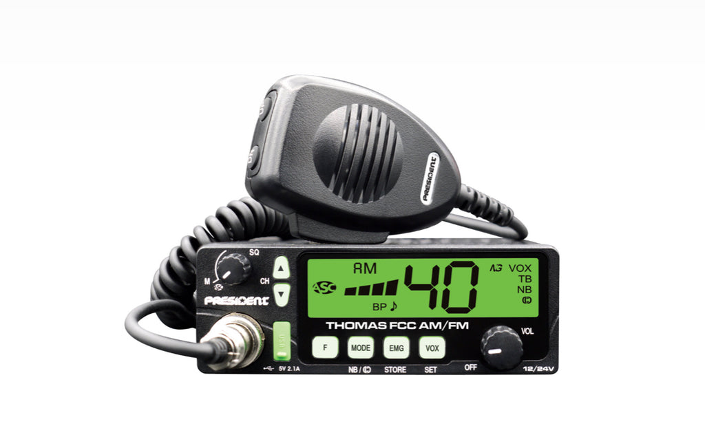 President Thomas FCC AM FM CB Radio