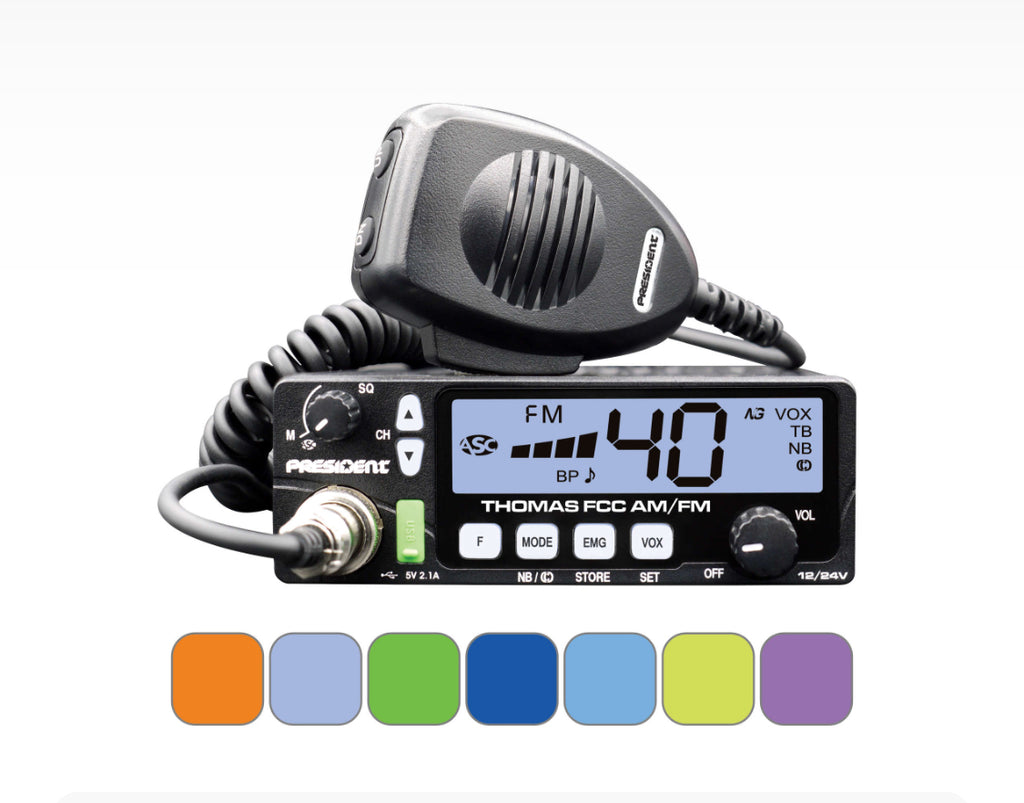 President Thomas FCC AM FM CB Radio