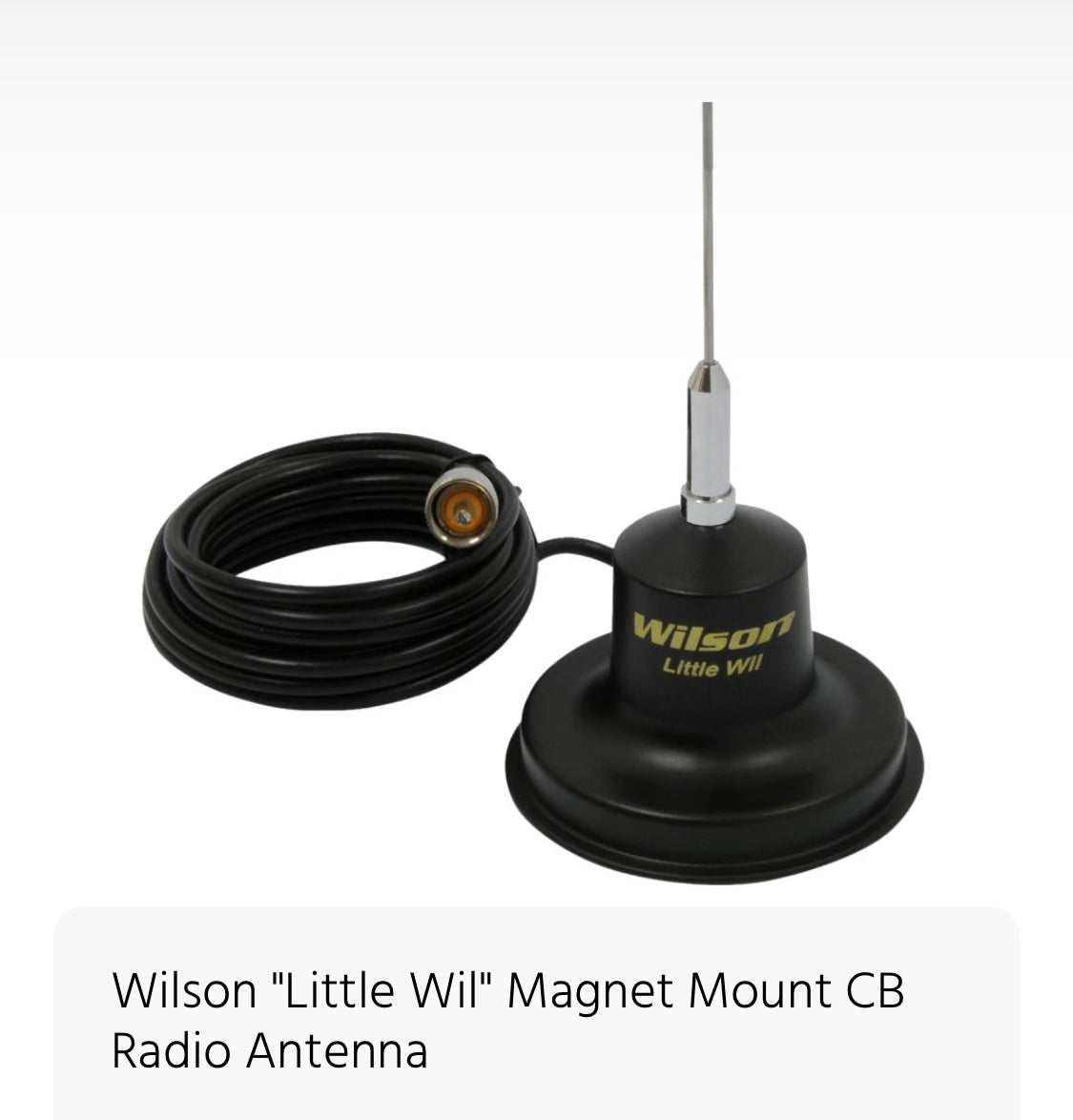Wilson Little Wil Magnet Mount CB Radio Antenna