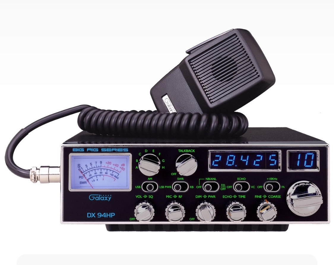 Galaxy DX94HP 100w 10 Meter Amateur Radio Single Sideband