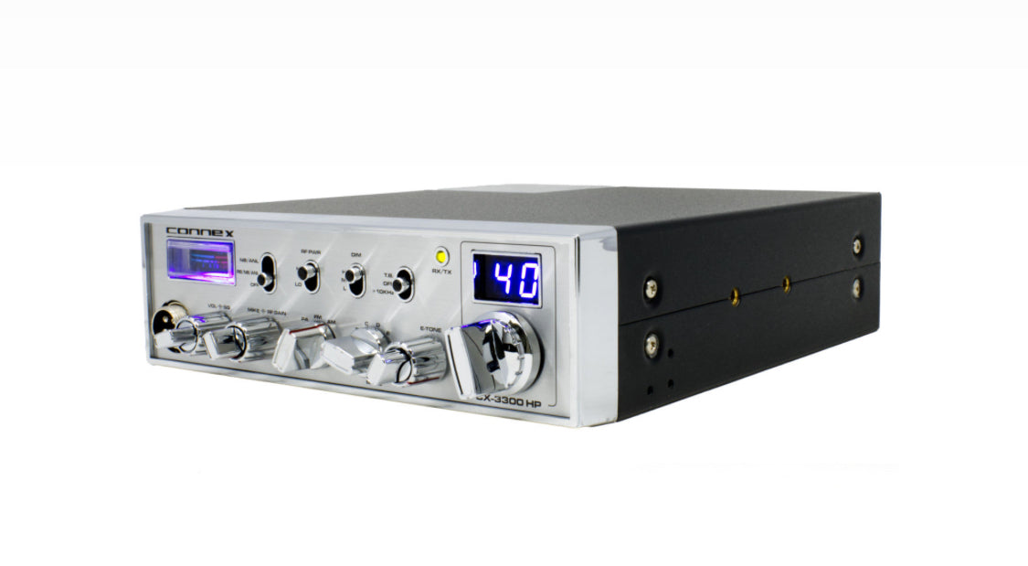 Connex CX 3300 HP 10 Meter Amateur Radio with Blue Lights