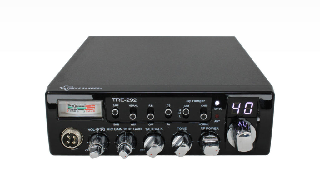 Texas Ranger TRE292 CB Radio With Roger Beep - Compact Cobra 29 Size Chassis