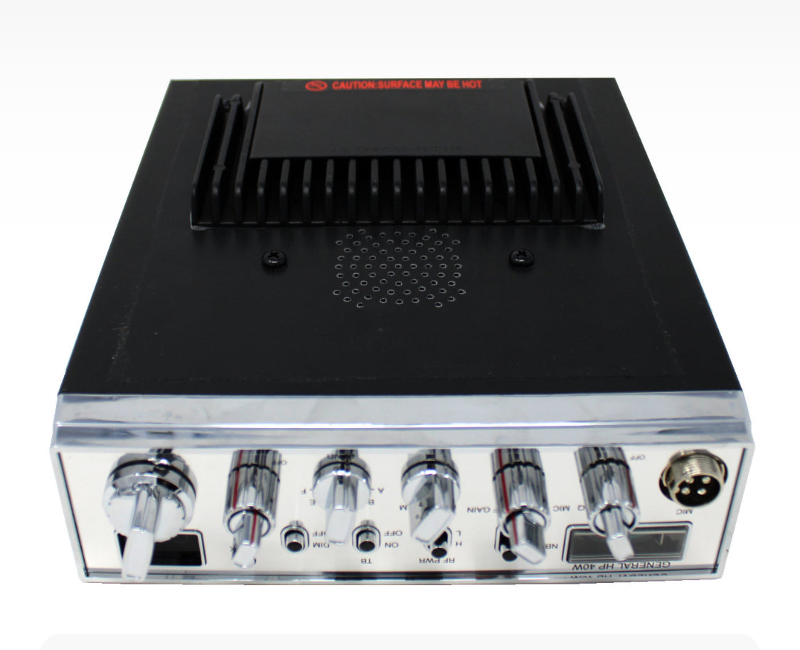 General HP40W High Power 10 Meter Radio With Blue Lights