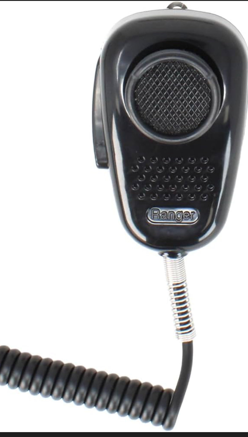 Ranger SRA-198 Black Noise Canceling Microphone. Crystal Clear Audio!!