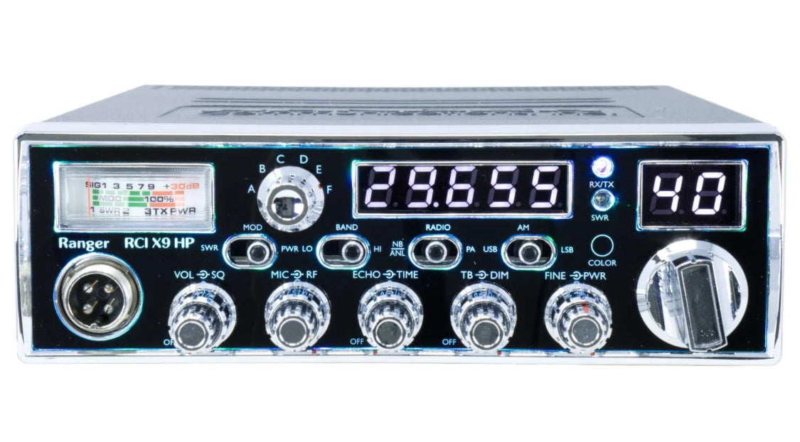 Ranger RCI-X9 120W 10 Meter Radio with Am, USB/LSB Modes