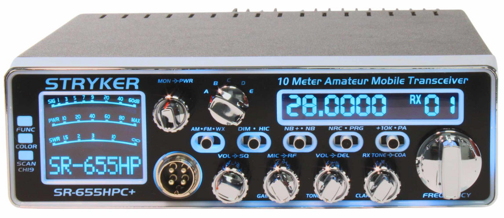 Stryker SR-655HPC+ 10 Meter Radio with Amazing Clear Audio High Power 100+ Watts