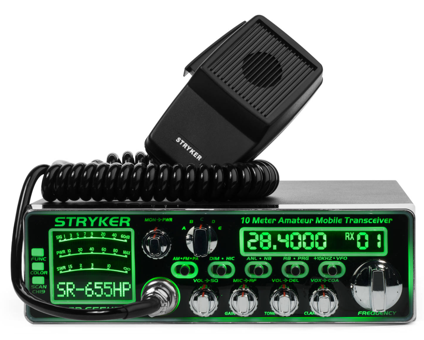 Stryker SR-655HPC+ 10 Meter Radio with Amazing Clear Audio High Power 100+ Watts