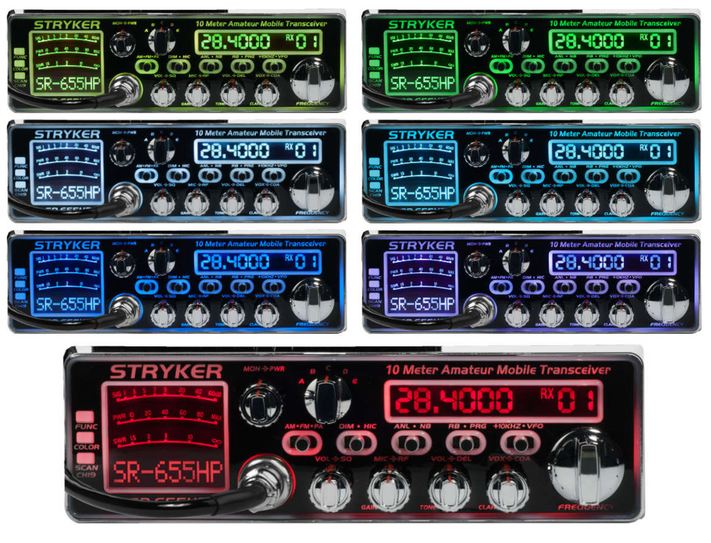 Stryker SR-655HPC+ 10 Meter Radio with Amazing Clear Audio High Power 100+ Watts