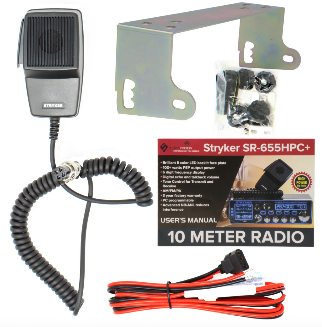 Stryker SR-655HPC+ 10 Meter Radio with Amazing Clear Audio High Power 100+ Watts