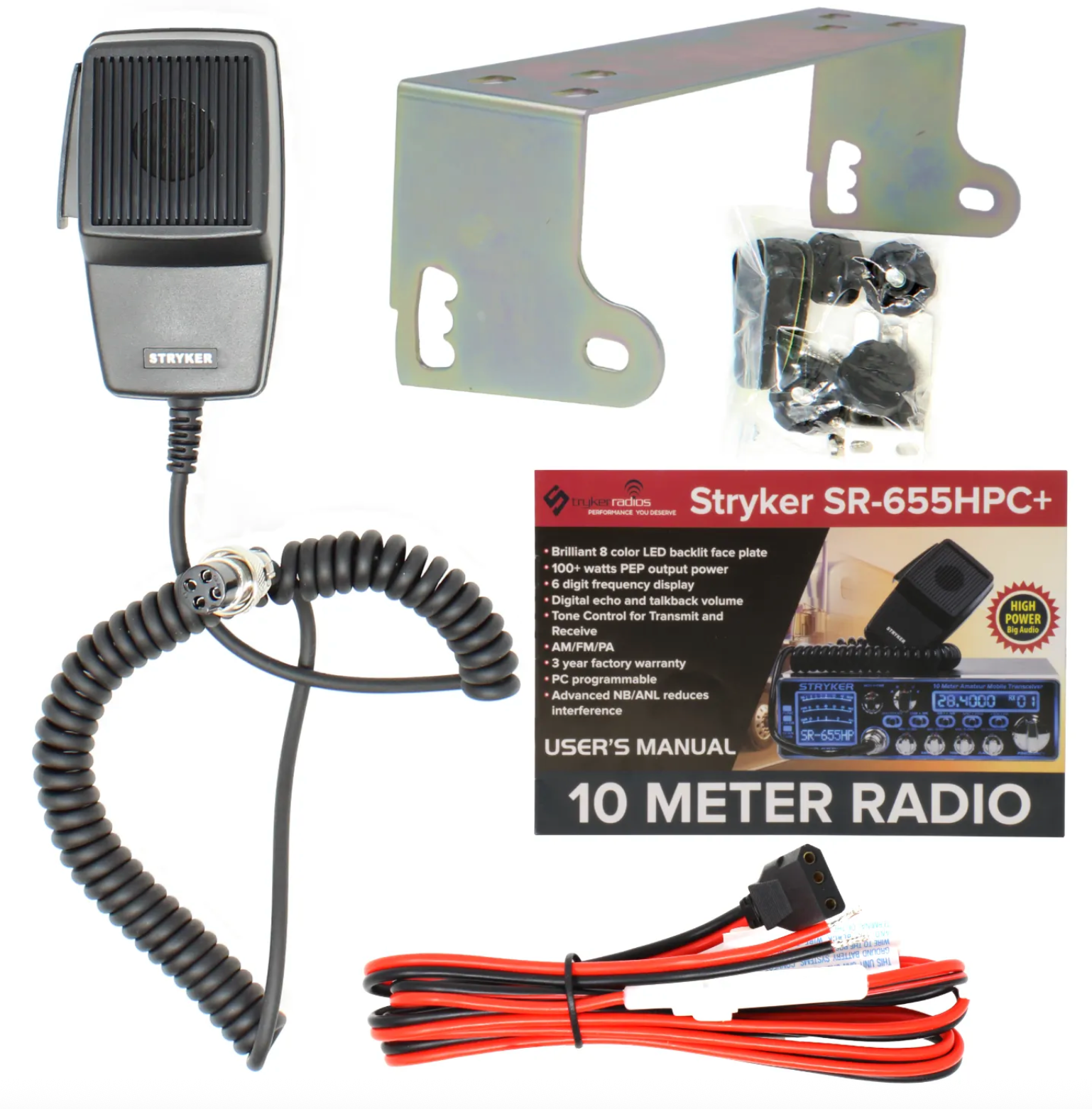 Stryker SR-655HPC+ 10 Meter Radio with Amazing Clear Audio High Power 100+ Watts