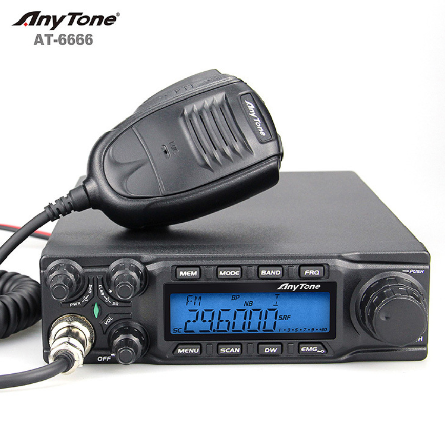 Anytone AT-6666 10m CB Radio SSB Radio 60 WATTS HIGH POWER!! HARD TO FIND!