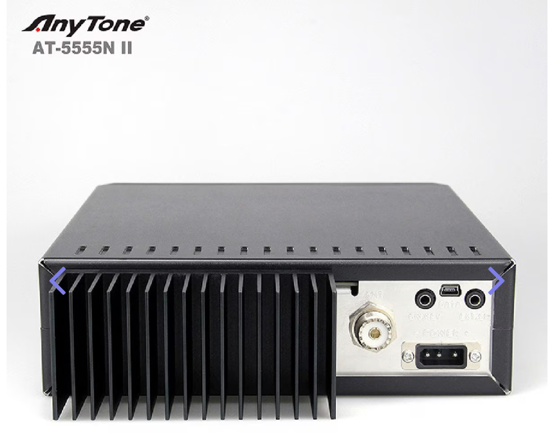 ANYTONE AT-5555N II 10 METER RADIO WITH AM/FM/SSB 60 WATTS